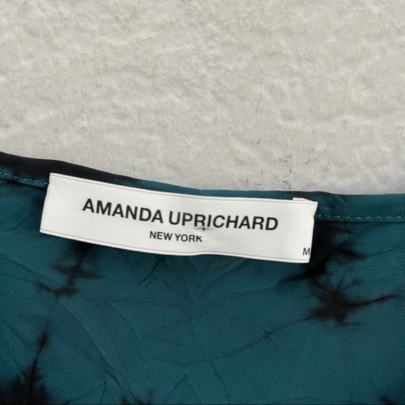 Amanda Uprichard Tie Dye Ansonia Slip Dress Black Size Medium - Picture 5 of 6